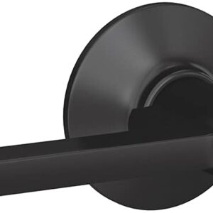 Schlage Latitude Series F51VLAT622 Entry Lever, Mechanical Lock, Matte Black, Metal, Residential, 2 Grade