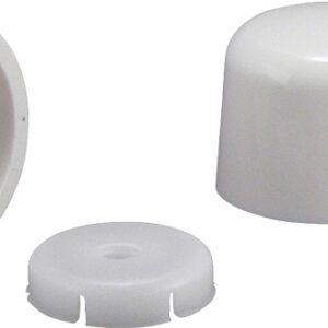 Plumb Pak PP835-30WHL Bolt Cap, Universal, White