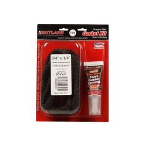 Rutland Grapho-Glas 95W-6 Stove Gasket Kit, 1.35 oz Tube, 3.69 Specific Gravity