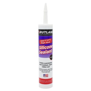 Rutland 76B High-Heat Sealant, Black, 600 deg F, 10.3 oz, Cartridge