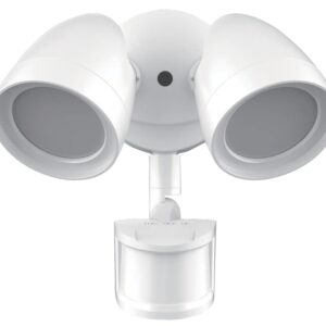 ETI 51402242 Security Light with Motion Sensor, 6-7/8 in L x 4-1/2 in W x 5-1/2 in H Dimensions, 1800 Lumens, 120 VAC