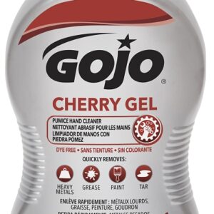 Gojo 2354-08 Hand Cleaner, Gel, Red, Cherry, 10 oz, Squeeze Bottle