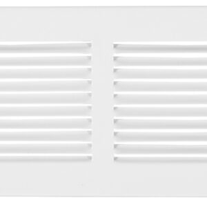 Imperial RG0375 Sidewall Grille, 13-1/4 in L, 5-1/4 in W, Steel, White