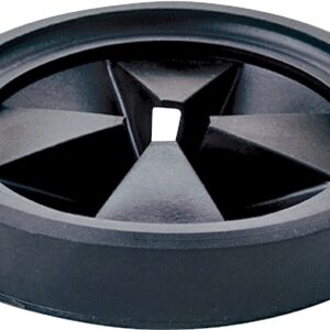 InSinkErator 09963D Mounting Gasket, Standard, 3-7/8 in Dia x 8-1/2 in L x 4 in W x 6-1/2 in H Dimensions, Rubber, Black