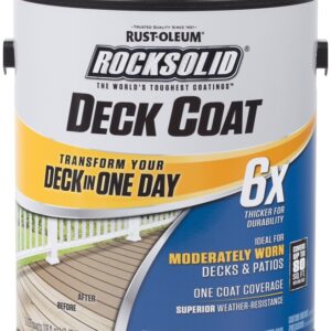 Rust-Oleum 300113 Deck Coat Resurfacer, Liquid, 1 gal