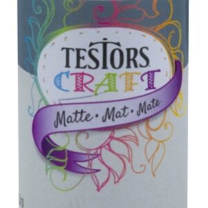 Testors 292426A Acrylic Craft Paint, Matte, Hazy, 2 oz, Bottle