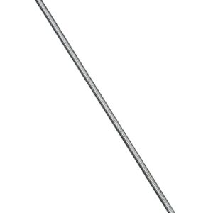 National Hardware N179-481 Threaded Rod, #10-24 Thread, 36 in L, A Grade, Steel, Zinc, UNC Thread