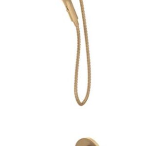 Moen Zyla 82140 Series 82140BZG Tub/Shower Faucet, Standard with Handshower Showerhead, 1.75 gpm Showerhead, 1-Handle