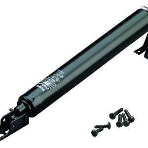 Wright Products V820BL Pneumatic Door Closer, Black, 90 deg Opening, For: Medium to Lightweight Out-Swinging Doors