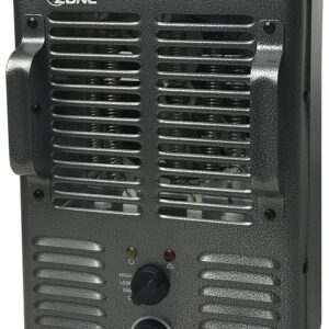 PowerZone BNS-15U3 Deluxe Portable Utility Heater, 12.5 A, 120 V, 1300/1500 W, 2-Heating Stage, Gray