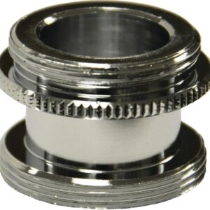 Danco 10517 Series Aerator Adapter, For: Speakman Faucets, 15/16-27 x 55/64-27 in, Male, Brass, Chrome Plated