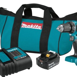 Makita XFD131 Driver Drill Kit, Battery Included, 18 V, 3 Ah, Keyless Chuck