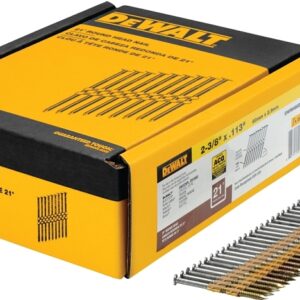 DEWALT DWRHS8DR113G Framing Nail, 2-3/8 in L, Galvanized Steel, Full Round Head, Ring Shank