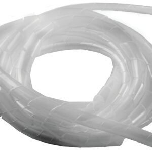Gardner Bender FSP-AST2 Spiral Wrap, 3/8 in Dia, 4 ft L, Polyethylene, Clear