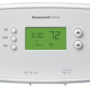 Honeywell RTH2510B1018/E1 Programmable Thermostat, +/-1 deg F Differential, Digital Display