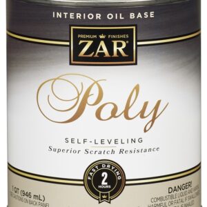 ZAR 33012 Polyurethane, Semi-Gloss, Liquid, Clear, 1 qt, Can
