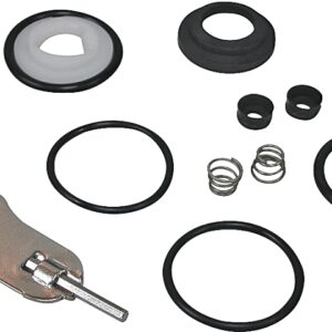 ProSource PMB-470 Faucet Repair Kits, Plastic/Rubber/Stainless Steel/Steel, Silver Black White, 11-Piece