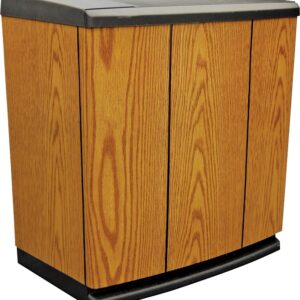 Aircare H12 300HB Humidifier, 120 V, 4-Speed, 3700 sq-ft Coverage Area, Analog Control, Light Oak