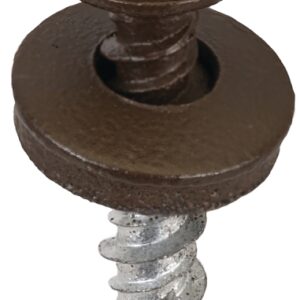Acorn International SW-MW1BS250 Screw, High-Low, Twin Lead Thread, Burnished Slate, Self-Tapping, Type 17 Point, 250/BAG