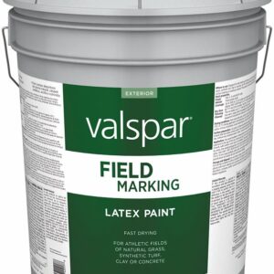 Valspar Armor 655 Series 044.0000655.008 Field and Zone Marking Paint, Flat, White, 5 gal, Pail