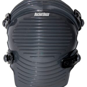 Bucket Boss 93500 Washable Knee Pad, Rubber Cap, Foam Pad, Strap Closure