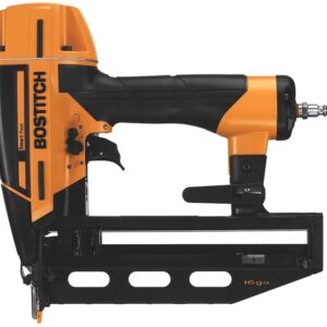 Bostitch BTFP71917 Finish Nailer Kit, 12.5 in L x 3.3 in W x 11.3 in H Dimensions, 100 Magazine, Glue Collation