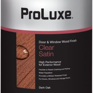 PPG Proluxe Cetol SIK48009/04 Wood Finish, Transparent, Dark Oak Satin, Liquid, 1 qt, Can