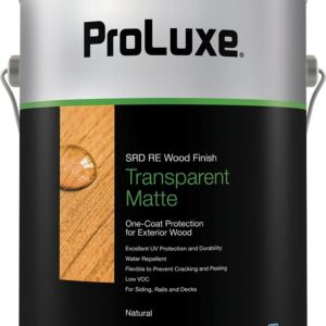 PPG Proluxe Cetol SRD RE SIK250-078/01 Wood Finish, Matte, Natural, Liquid, 1 gal, Can