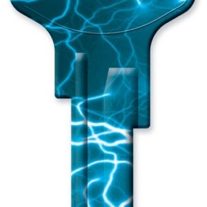 Hy-Ko 16010KW10 Key Blank, Brass, Painted, For: Kwikset KW1, Titan KW10 Keyways