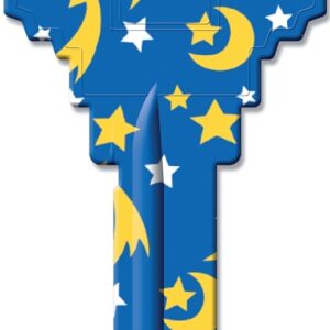 Hy-Ko 16010SC1-03 Key Blank, Celestial, Brass, Painted