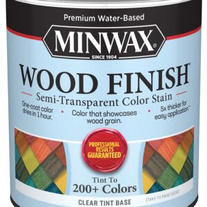 Minwax 117200000 Wood Stain, Semi-Transparent, Clear Tint, Liquid, 32 fl-oz