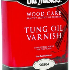 Old Masters 50504 Tung Oil Varnish, Liquid, 1 qt, Can