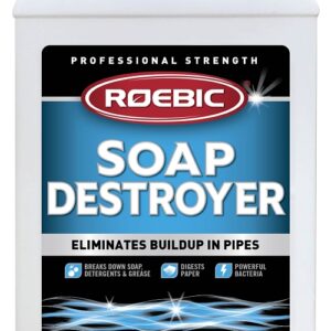 Roebic K-87 Septic Tank Cleaner, Liquid, Straw, Mild Earthy, 1 qt, Bottle