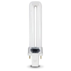 Feit Electric BPPL7 Compact Fluorescent Bulb, 7 W, PL Lamp, G23 Lamp Base, 400 Lumens, 2700 K Color Temp