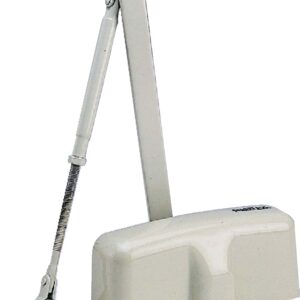 ProSource C103-BH-SA-IV Door Closer, Automatic, Aluminum, Ivory, 140 lb, 150 x 19 mm Mounting Hole Distance