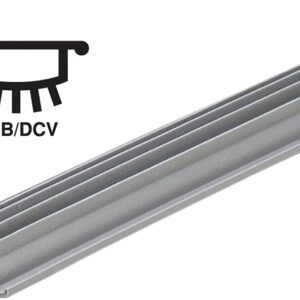 M-D 06304 Threshold Insert, 36 in L, 1-3/8 in W, Vinyl