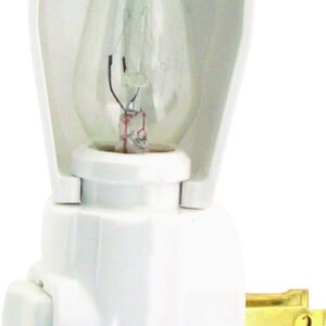 Eaton Wiring Devices BP850W Night Light, 14.79 in W x 19.14 in D x 14.25 in H Dimensions, 15 A, 125 V, 4 W, White
