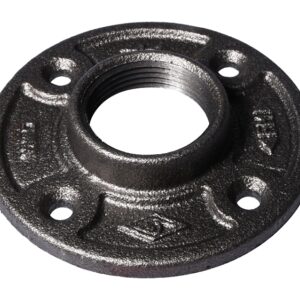 ProSource 27-1B Floor Flange, 1 in, 3.8 in Dia Flange, FIP, 4-Bolt Hole, 0.28 inch (7 mm) Dia Bolt Hole