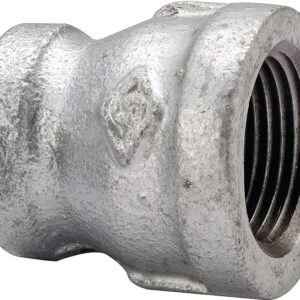 ProSource 24-2X11/2G Reducing Pipe Coupling, 2 x 1-1/2 in, Threaded, Malleable Steel