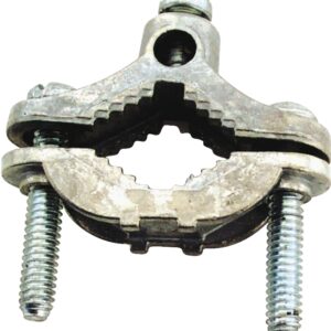 Halex 16010B Ground Clamp, 10 to 2 AWG Wire, Zinc, Zinc
