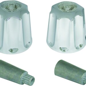 Danco 88860 Faucet Handle, Knob, Multi-Fit, Specifications: 2.37 in OD, For: Gerber Two Handle Tub/Shower Faucets