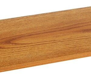 Knape & Vogt 1980 OK 12X36 Series Shelf Board, 36 in L, 12 in W, Oak, For: KV Standard/Bracket Shelving Systems