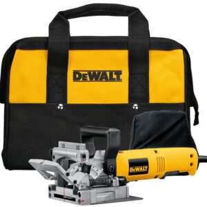 DEWALT DW682K Plate Joiner Kit, 6.5 A, 20 in D Cutting, #0, #10, #20 Biscuit, 10,000 rpm Speed, 6 T Blade
