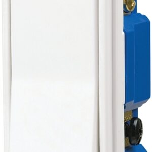 Eaton Wiring Devices 7500 7504W-BOX Rocker Switch, 15 A, 120/277 V, 4-Way, Lead Wire Terminal, White