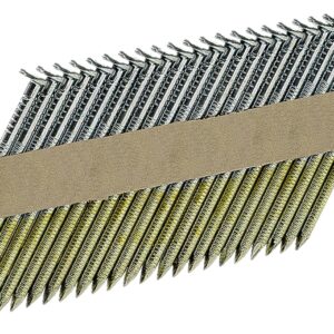 ProFIT 0602150 Series Framing Nail, Paper Tape Collation, 2-3/8 in L, 11-1/2 Gauge, Steel, Bright, Clipped Head, 5000/PK