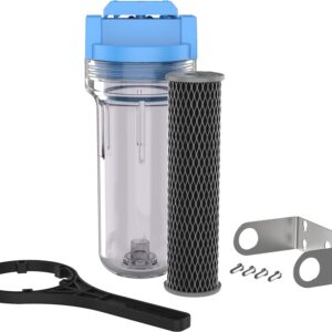 Omnifilter U25-S-S18 Whole House Water Filter System, 15,000 gal, 5 gpm, 5 um Filtration