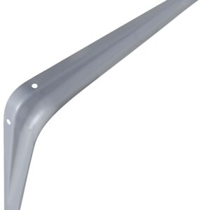National Hardware 211BC Series N171-066 Shelf Bracket, 100 lb, Steel, Gray, 6 in L