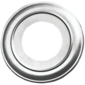 AmeriVent 3EVC Vent Collar, 3 in Vent Hole, Galvanized Steel