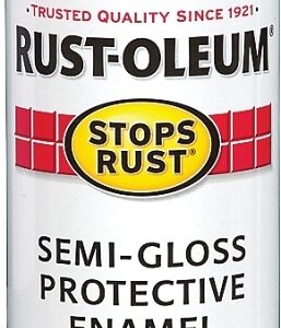 Rust-Oleum 7798830 Rust Preventative Spray Paint, Semi-Gloss, Black, 12 oz, Can