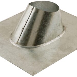 AmeriVent 5EF Roof Vent Flashing, 17-15/16 in OAL, 15 in OAW, Steel